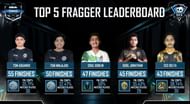 Top 5 fragger standings (Image via Skyesports)